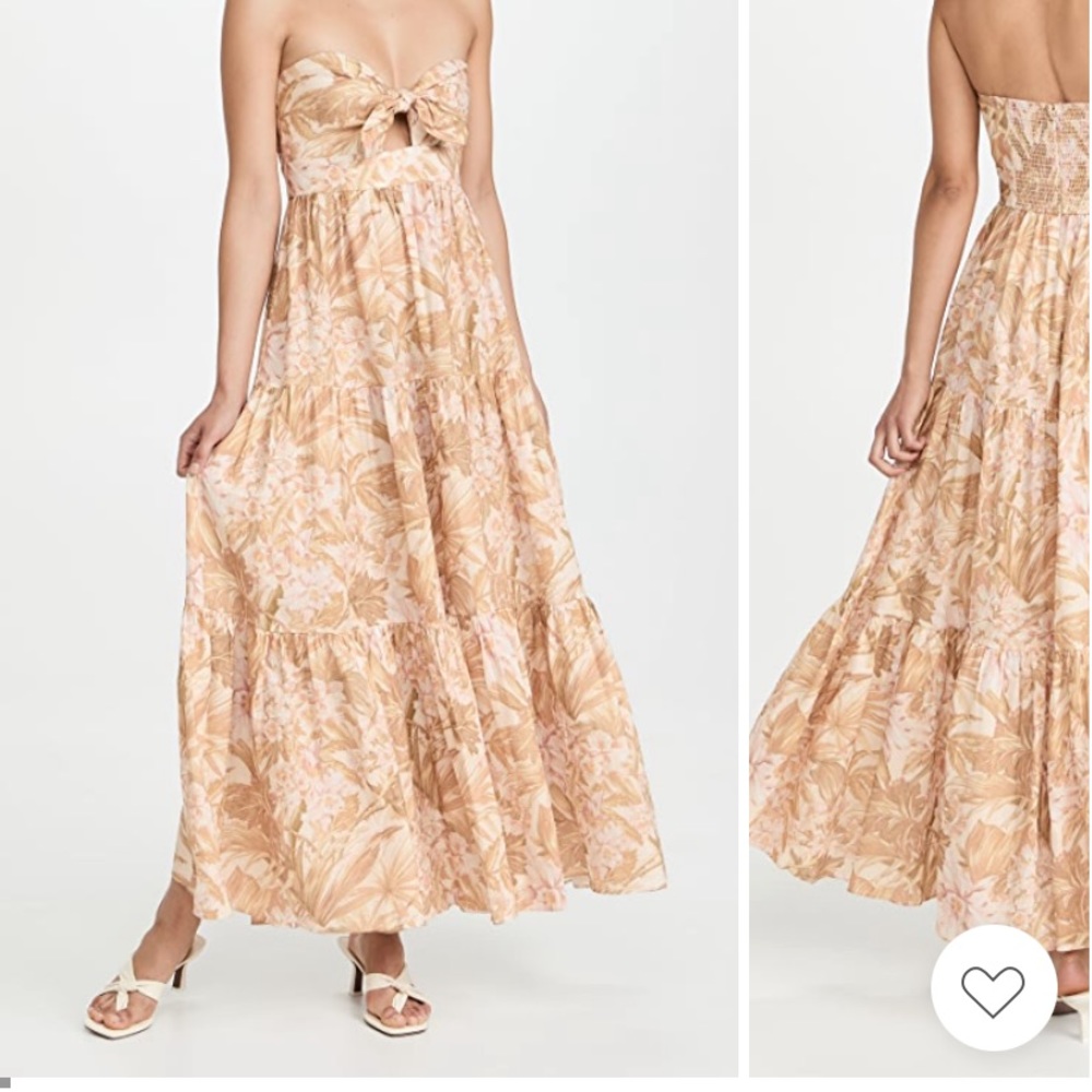 BNWT Zimmermann tie front andie dress Sz 0